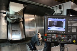 Turning and milling machine display